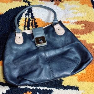 Fab, PLUM, faux leather handbag!!